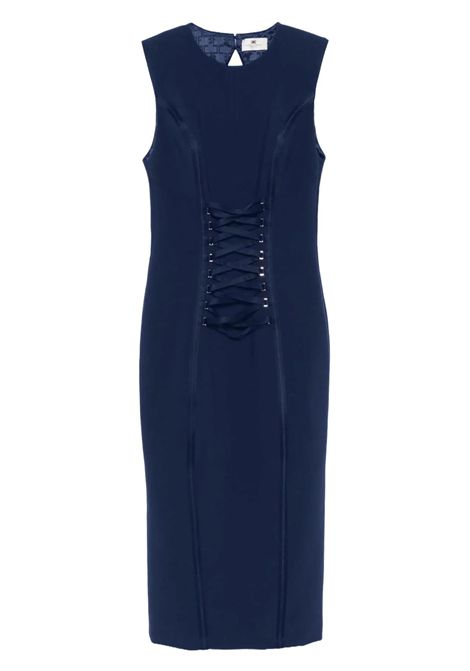 Abito Elisabetta Franchi donna AB76252E3 DC8 blu viscosa ELISABETTA FRANCHI | Abiti | AB76252E3DC8